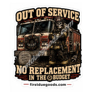 Choose Your Design - 2 Inch Waterproof Dark Humor Firefighter Stickers