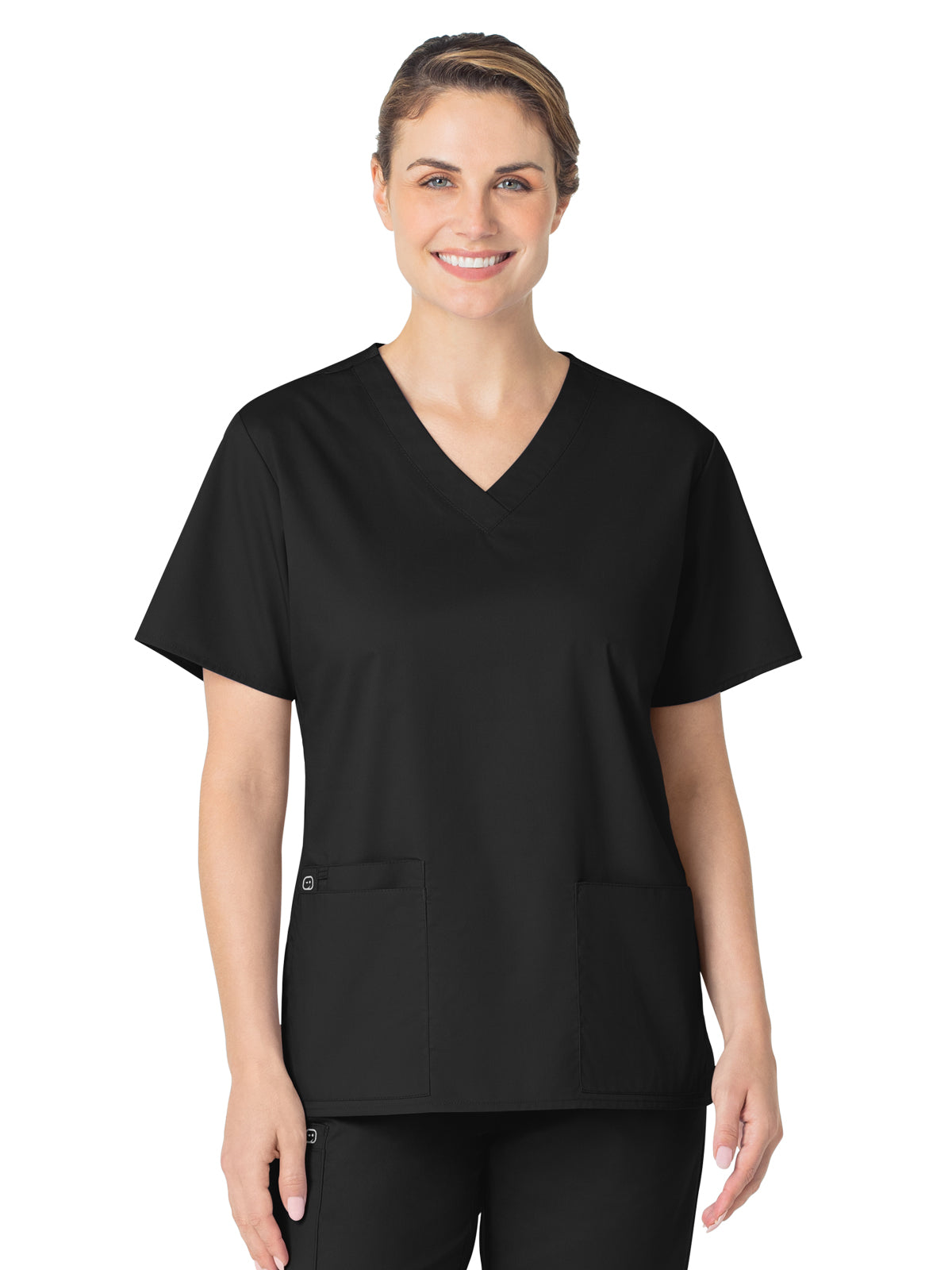 Wink - WORK - Women's Four-Pocket V-Neck Top