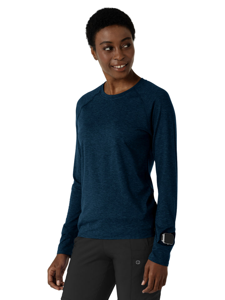 Wink Layers - Women's Watch Window Underscrub Tee