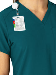 Wink - W123 - Women's Three-Pocket Flex-N-Reach V-Neck Top