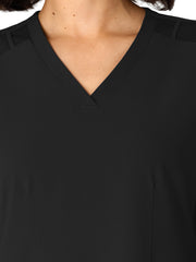 Wink - W123 - Women's Flex-n-Reach Side Panel V-Neck Top