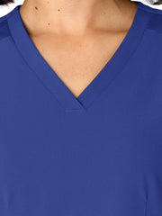 Wink - W123 - Women's Flex-n-Reach Side Panel V-Neck Top
