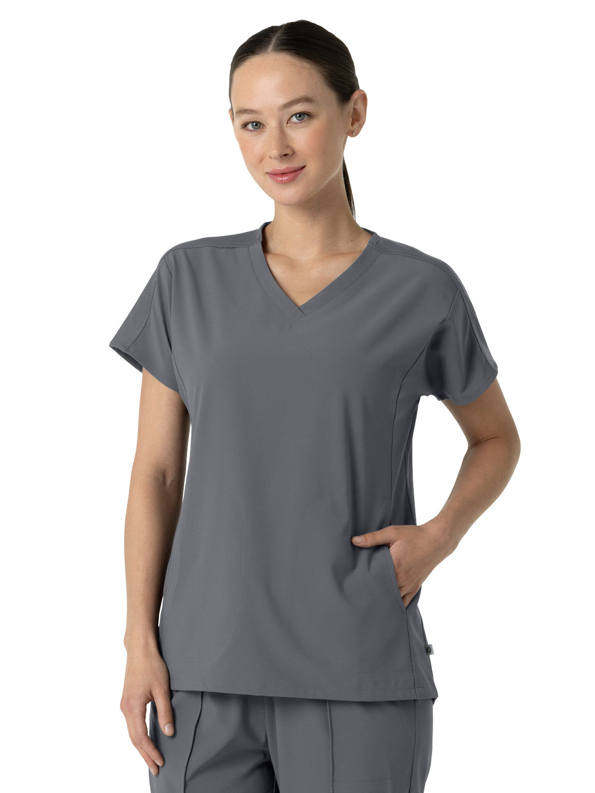 Wink - Renew - Women's Two-Pocket V-Neck Tunic Scrub Top