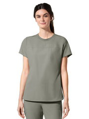 Wink - Aura - Women's Two-Pocket Captivate Crew Neck Tuck-In Scrub Top