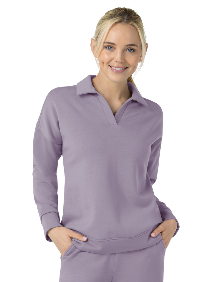 Wink- Unwind & Lounge - Women's Relaxed Pullover Polo