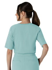Wink - Renew - Women's Two-Pocket Tuck-In Henley Scrub Top