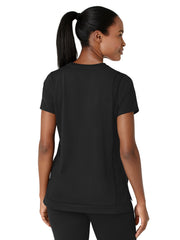 Wink - Renew Knit - Women's Two-Pocket Flex-n-Reach Crew Neck Top