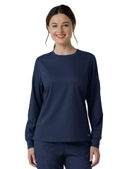 Wink - Boundless - Women's One-Pocket Classic Long Sleeve Scrub Tee