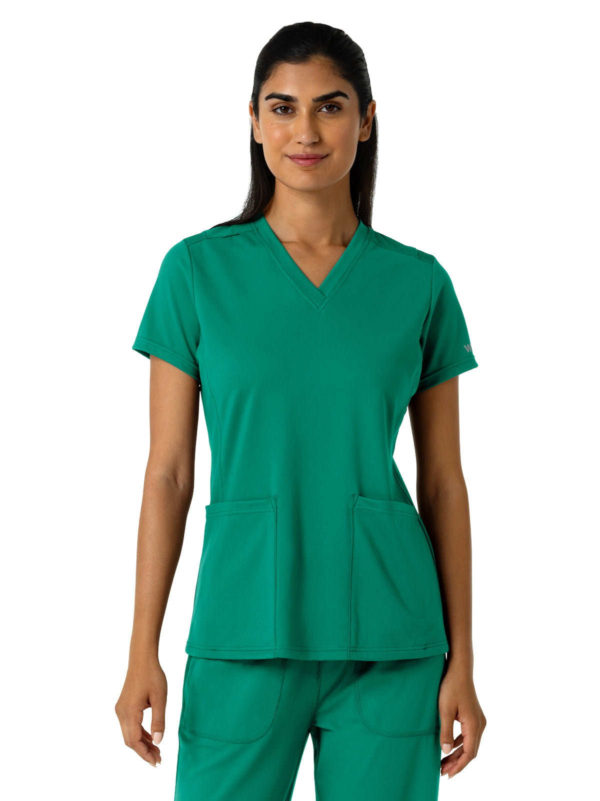 Wink - Renew Knit - Women's Two-Pocket V-Neck Scrub Top