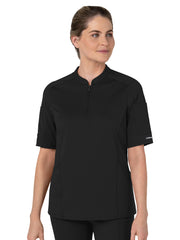 Wink - Renew - Women's Four-Pocket Half Sleeve Zip Scrub Top