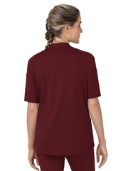 Wink - Renew - Women's Four-Pocket Half Sleeve Zip Scrub Top