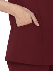 Wink - Renew - Women's Four-Pocket Half Sleeve Zip Scrub Top