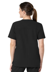 Wink - Nurtur - Unisex One-Pocket V-Neck Scrub Top