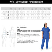 Wink - Nurtur - Unisex One-Pocket V-Neck Scrub Top
