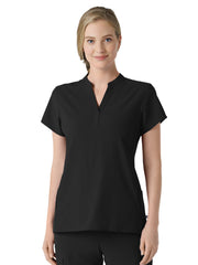 Wink - Renew - Women's Four-Pocket Mandarin Collar Top