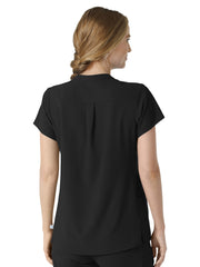 Wink - Renew - Women's Four-Pocket Mandarin Collar Top