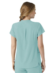 Wink - Renew - Women's Four-Pocket Mandarin Collar Top