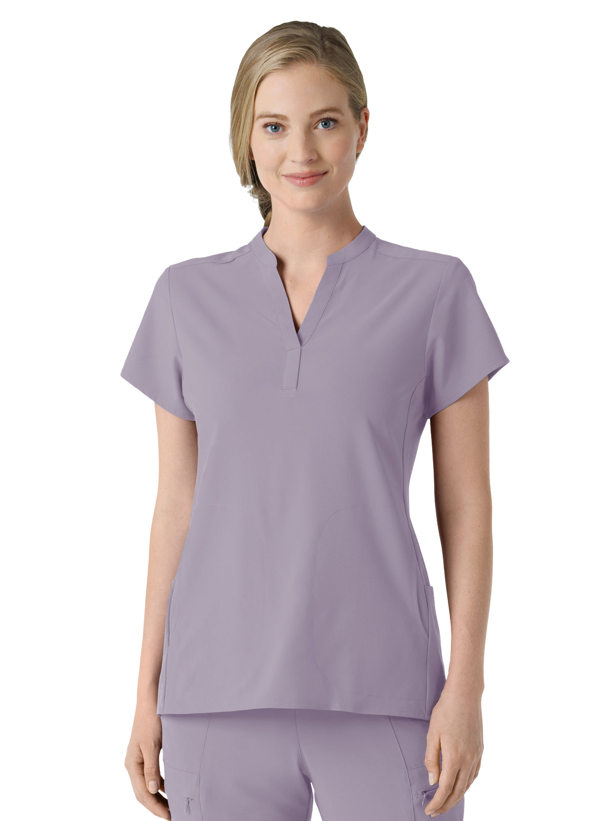 Wink - Renew - Women's Four-Pocket Mandarin Collar Top