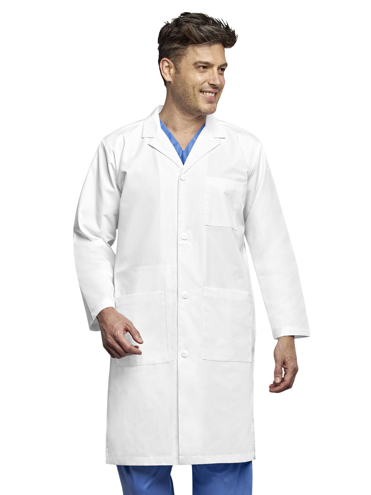 Wink Lab Coats - Men's Four-Pocket 42" Full-Length Lab Coat