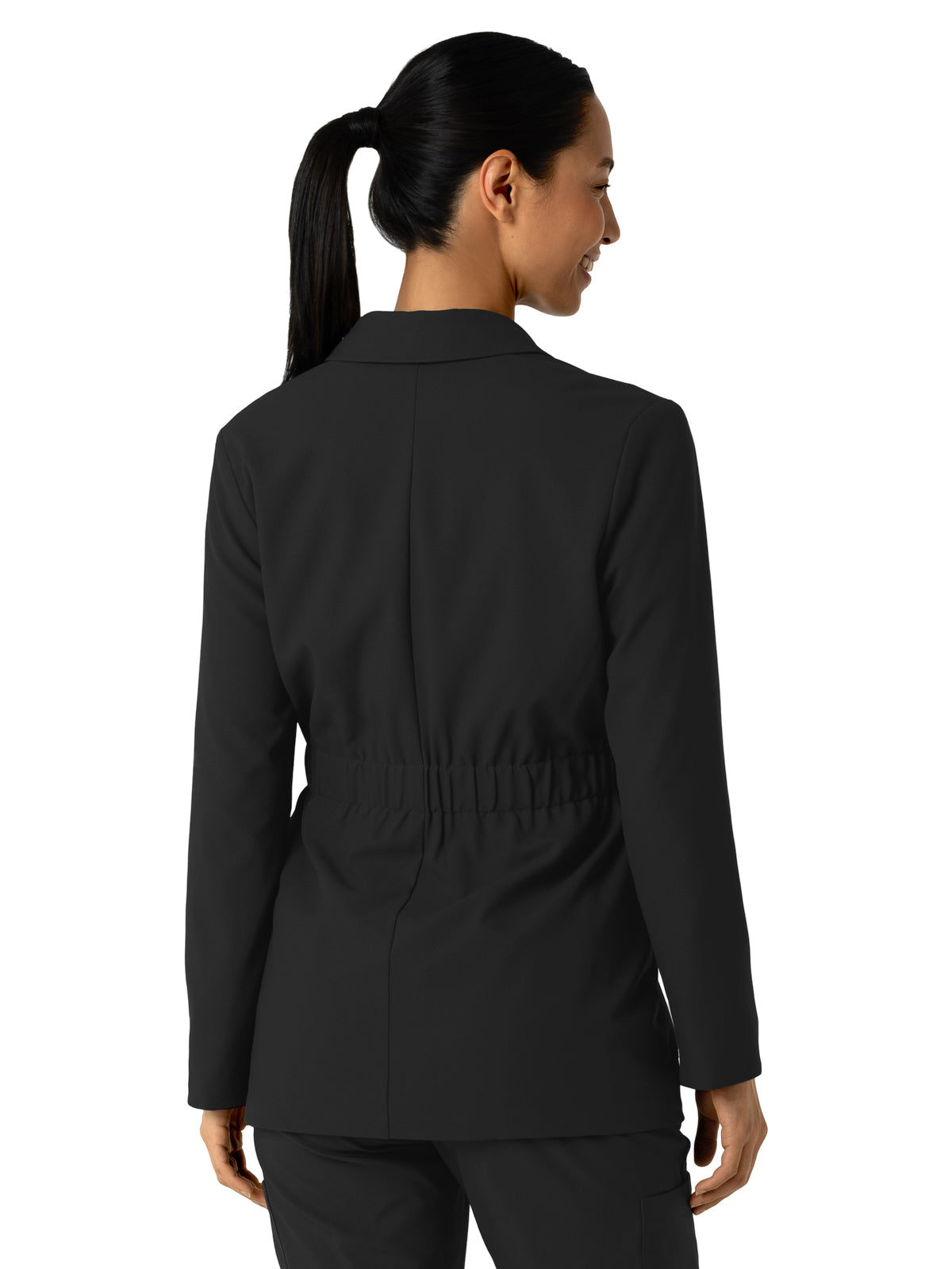 Wink Layers - Women's Blazer Short Lab Coat