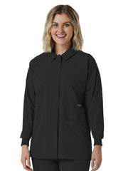 Wink - Nurtur - Womens Four-Pocket Scrub Shirt Jacket