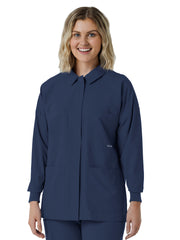 Wink - Nurtur - Womens Four-Pocket Scrub Shirt Jacket