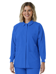 Wink - Nurtur - Womens Four-Pocket Scrub Shirt Jacket
