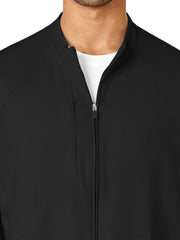 Wink - W123 - Men's Three-Pocket Zip-Front Warm-Up Jacket