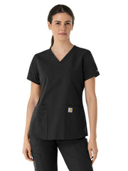Carhartt Scrubs - Force Essentials - Women's Five-Pocket Modern Fit V-Neck Top