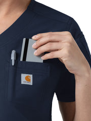 Carhartt Scrubs - Rugged Flex FLD & RSCU - Women's Five-Pocket Tuck-in Scrub Top