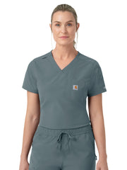 Carhartt Scrubs - Rugged Flex FLD & RSCU - Women's Five-Pocket Tuck-in Scrub Top