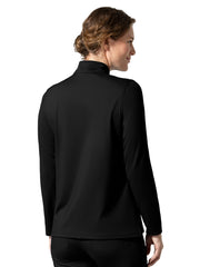 Carhartt Scrubs - Cross-Flex Knits - Women's Three-Pocket Long Sleeve Quarter Zip Scrub Top
