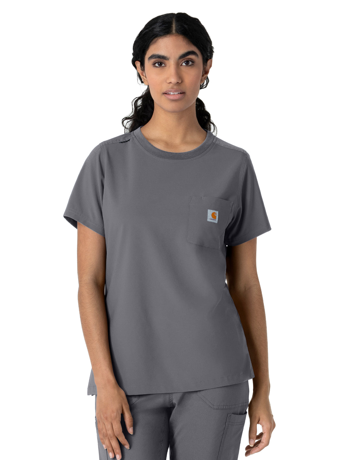 Carhartt Scrubs - Force Cross-Flex - Women's One-Pocket Crew Neck Scrub Top