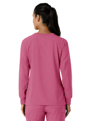 Carhartt Scrubs - Women's One-Pocket Crew Neck Long Sleeve Scrub Top