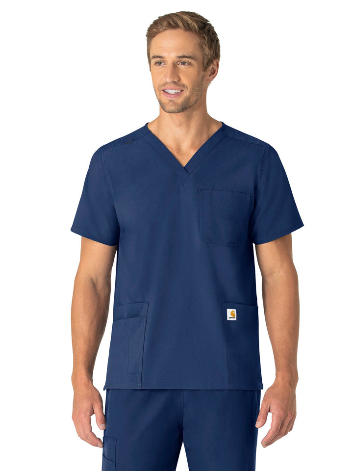 Carhartt Scrubs - Force Essentials - Unisex Seven-Pocket Modern Fit V-Neck Top