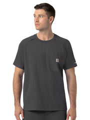 Carhartt Scrubs - Cross-Flex Knits - Men's Five-Pocket Crew Neck Scrub Top