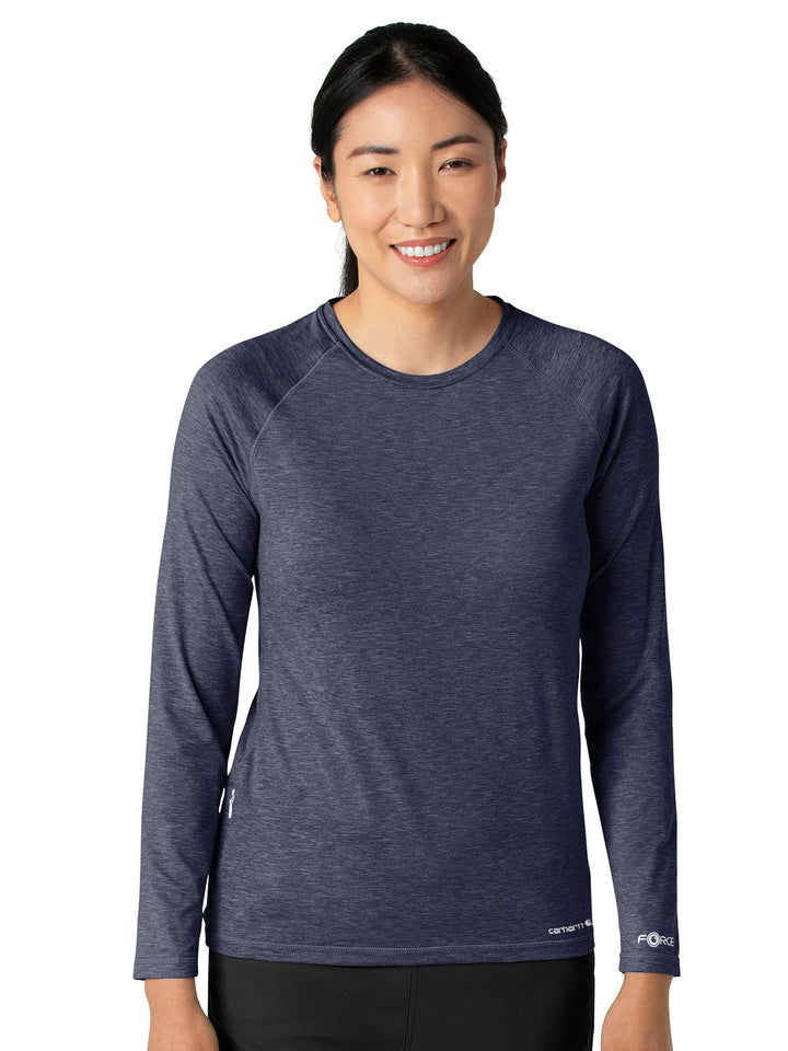 Carhartt Scrubs Force Sub-Scrubs C31009 Women's Performance Long Sleeve Tee