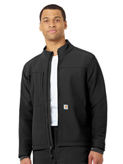 Carhartt Scrubs - Rugged Flex Peak - Men's Three-Pocket Bonded Fleece Jacket