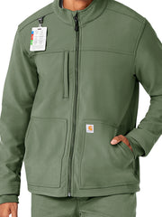 Carhartt Scrubs - Rugged Flex Peak - Men's Three-Pocket Bonded Fleece Jacket
