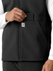 Carhartt Scrubs - Rugged Flex Peak - Men's Four-Pocket Bonded Fleece Vest