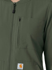 Carhartt Scrubs - Force Cross-Flex - Women's Six-Pocket Lightweight Scrub Jacket