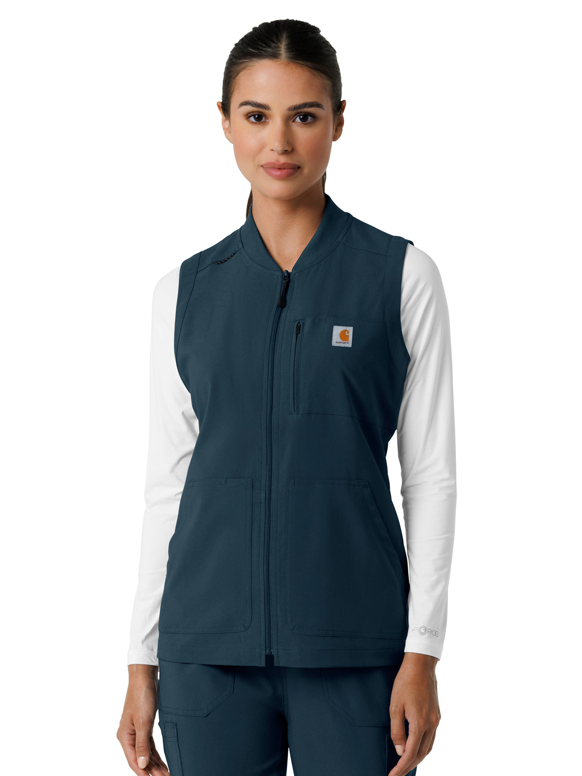 Carhartt Scrubs - Force Cross-Flex - Women's Six-Pocket Lightweight Scrub Vest