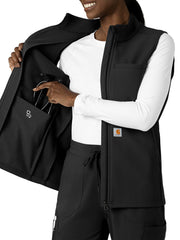 Carhartt Scrubs - Rugged Flex Peak - Women's Four-Pocket Bonded Fleece Vest