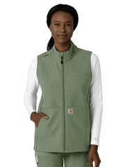 Carhartt Scrubs - Rugged Flex Peak - Women's Four-Pocket Bonded Fleece Vest