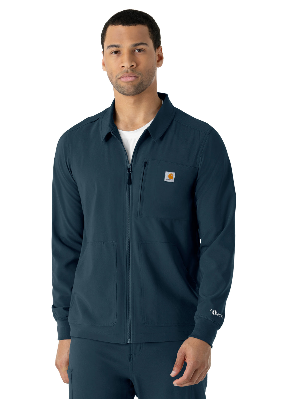 Carhartt Scrubs - Force Cross-Flex - Men's Six-Pocket Lightweight Scrub Jacket