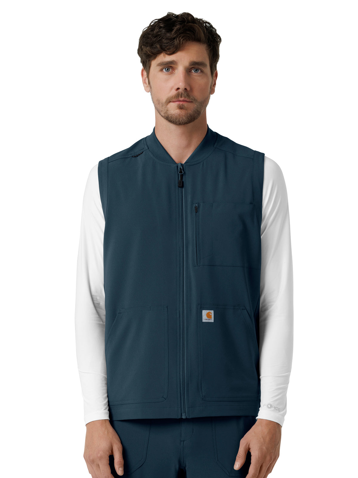 Carhartt Scrubs - Force Cross-Flex - Men's Six-Pocket Lightweight Scrub Vest