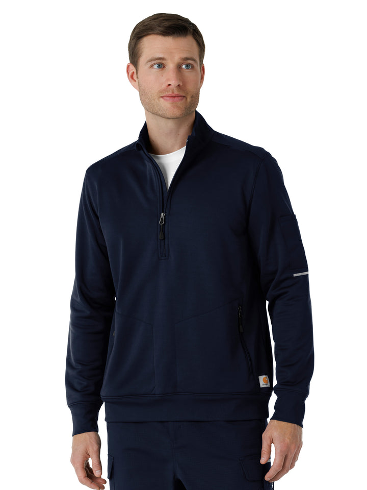 Carhartt Scrubs - Men's Four-Pocket Half Zip Fleece Jacket