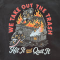 Take Out the Trash Firefighter Skeleton Shirt