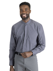Edwards Shirts & Blouses - Men's Pocketless Banded Collar Shirt