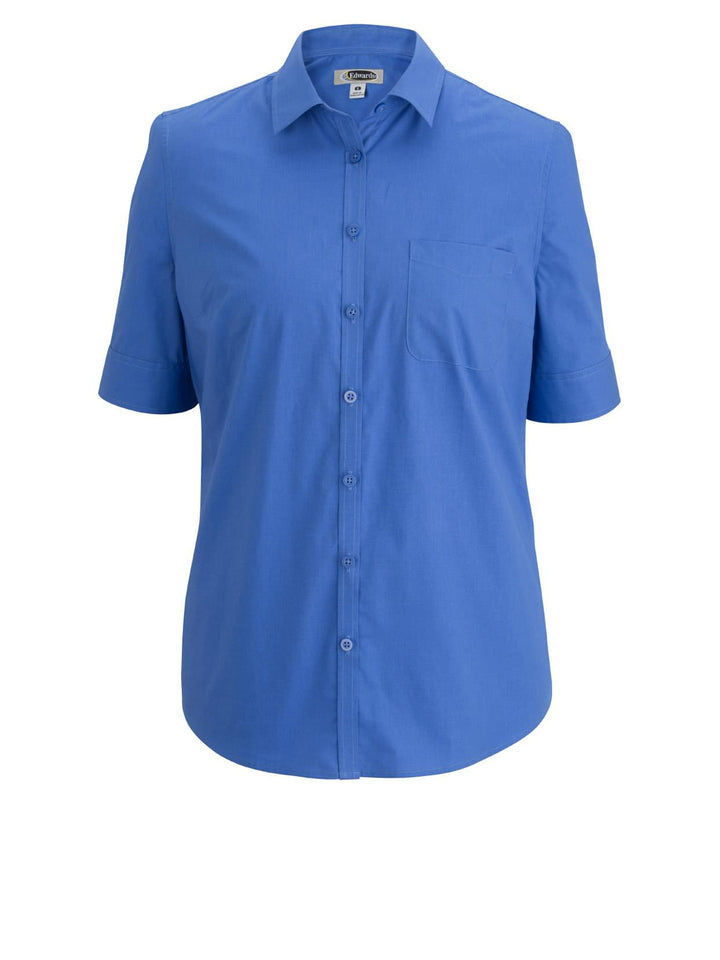 Edwards Shirts & Blouses - Women's Short Sleeve Stretch Poplin Shirt